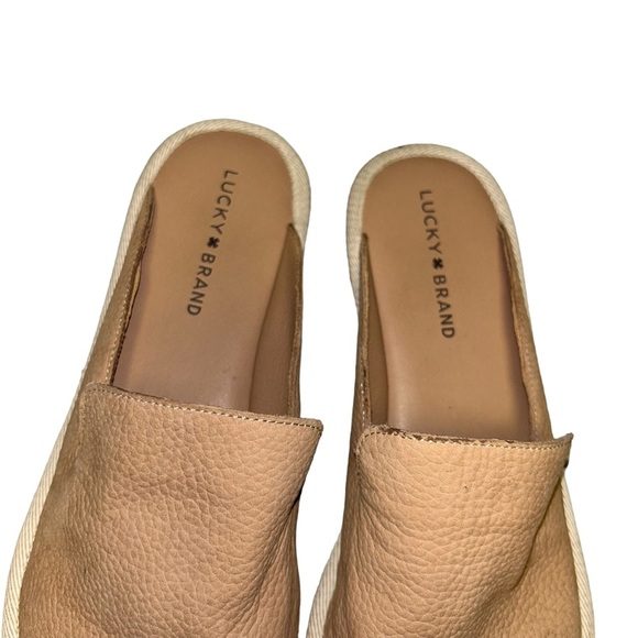 Lucky Brand Aysley Mule unbuckle leather slides slip on pointy toe size 11 - Picture 6 of 6